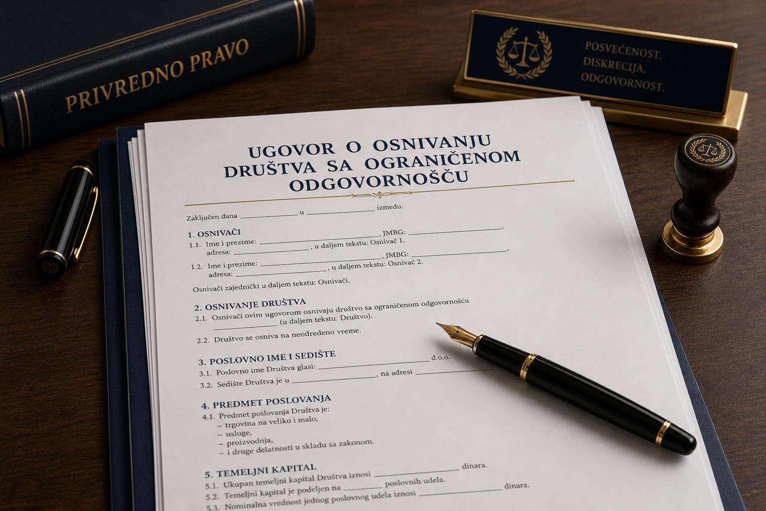 Osnivanje DOO — korak po korak